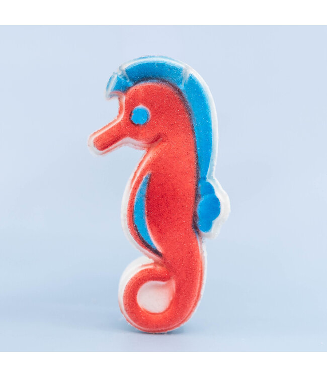 Luxiny Hand Painted Bath Bomb Sea Horse