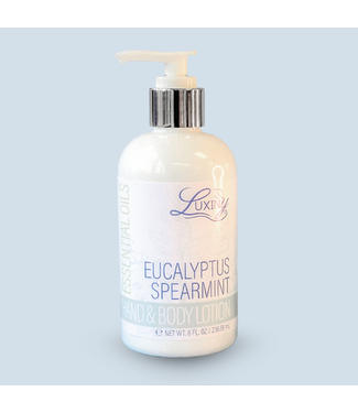 Luxiny Eucalyptus Spearmint Essential Oil Silky HandAnd Body Lotion 8 oz