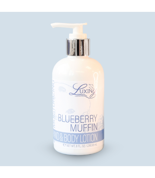Luxiny Blueberry Muffin Silky Hand and Body Lotion 8oz