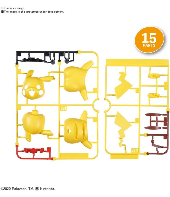 Bandai Namco Toys Pikachu Pokemon Bandai Hobby Pokemon Model Kit