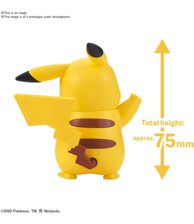 Bandai Namco Toys Pikachu Pokemon Bandai Hobby Pokemon Model Kit