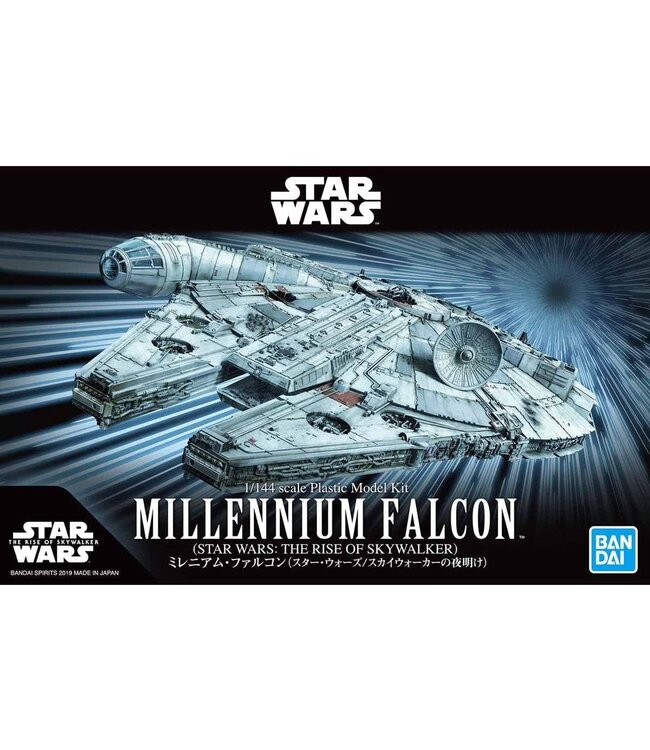 Bandai Namco Toys Millennium Falcon Rise of Skywalker Ver Star Wars Bandai Hobby 1-144 Plastic Model