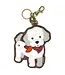 Chala Handbags Coin Purse Key Fob Poodle A