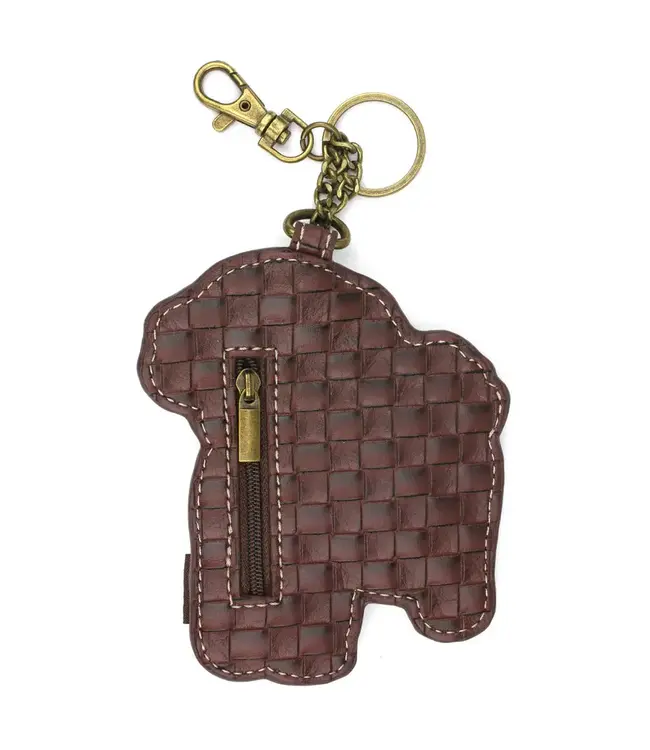 Chala Handbags Coin Purse Key Fob Poodle A