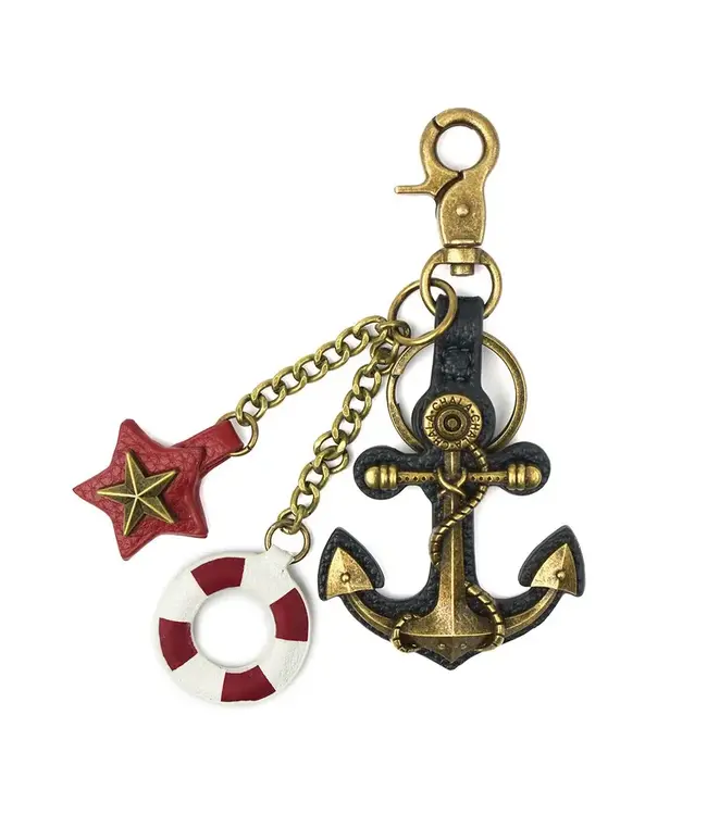 Chala Handbags Metal Charming Keychain Anchor