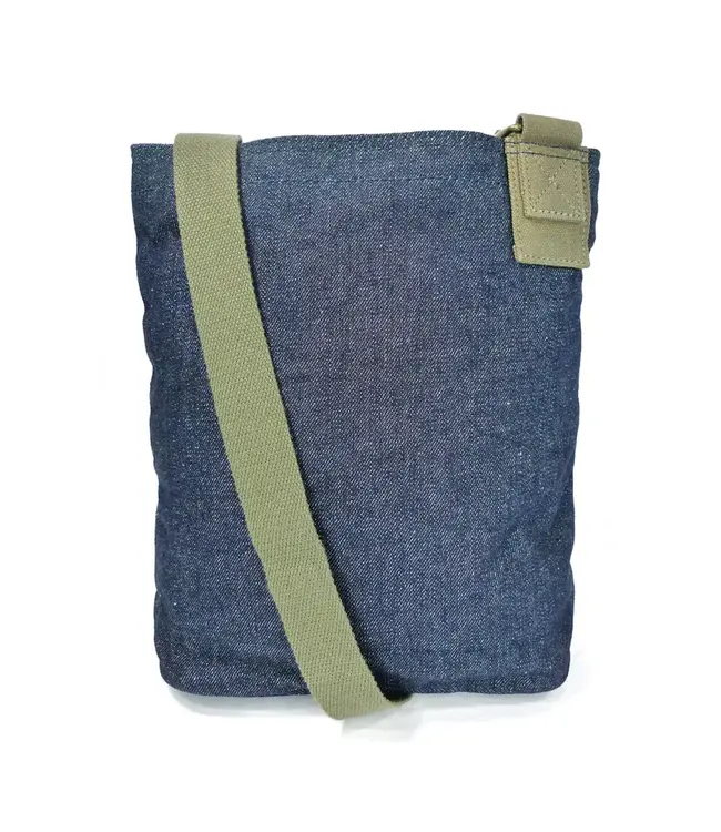 Chala Handbags Patch Crossbody denim