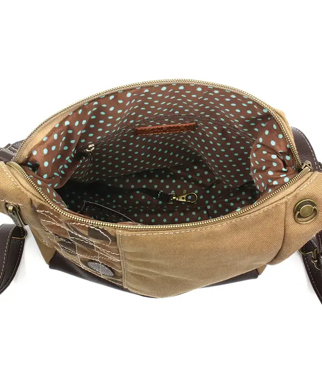 Chala Handbags Retro Convertible Purse olive