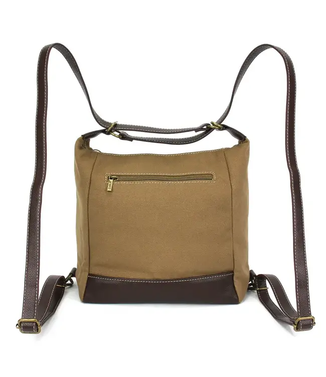 Chala Handbags Retro Convertible Purse olive