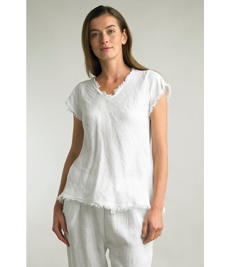 Tempo Paris Frayed Edge Tee