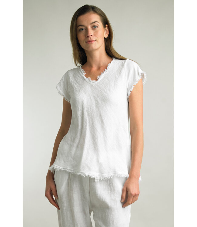 Tempo Paris Frayed Edge Tee