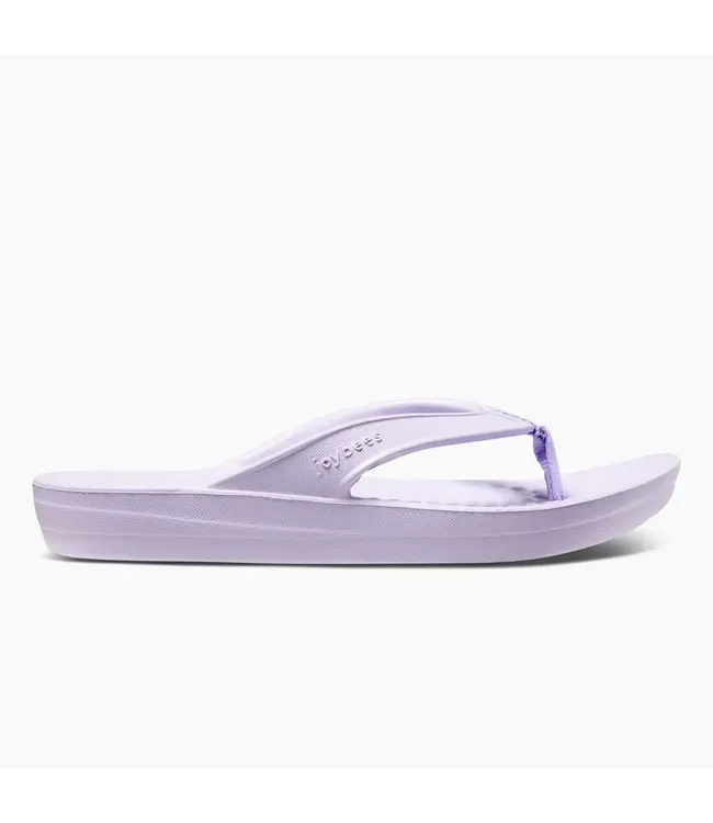 Joybees LLC Womens Varsity Flip Flop Pastel Lilac