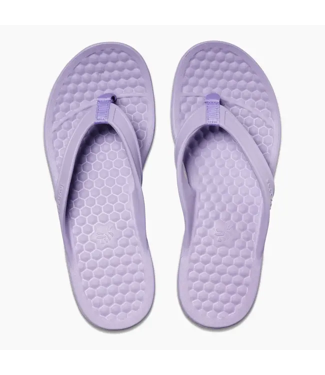 Joybees LLC Womens Varsity Flip Flop Pastel Lilac
