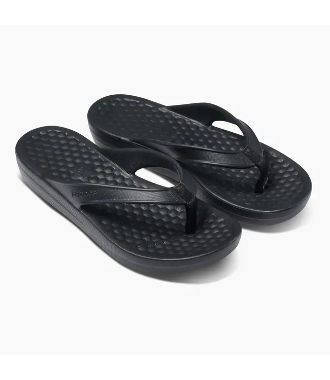 Joybees LLC Womens Varsity Flip Flop Solid Coal