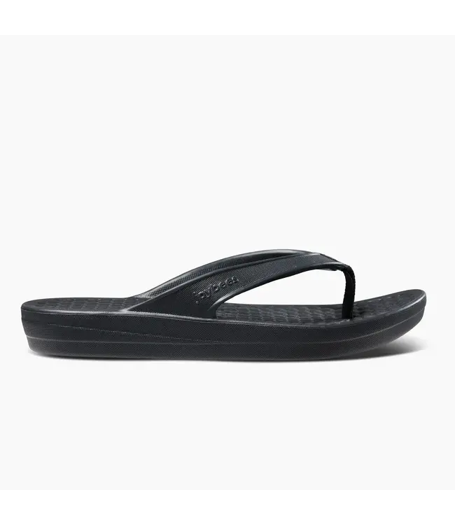 Joybees LLC Womens Varsity Flip Flop Solid Coal