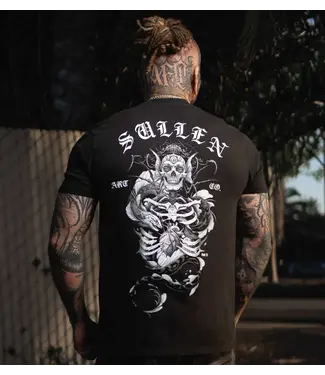 Sullen 47 Leagues Short Sleeve Tee Vintage Black