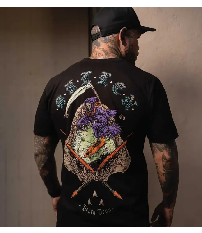 Sullen Death Drop Short Sleeve Tee Jet Black
