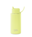Frank Green 34oz Stainless Steel Ceramic Bottle With Flipo Lid Yellow Glow
