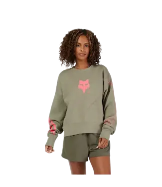 Fox Head Inc Womens Elevated Oversized Fleece Crew