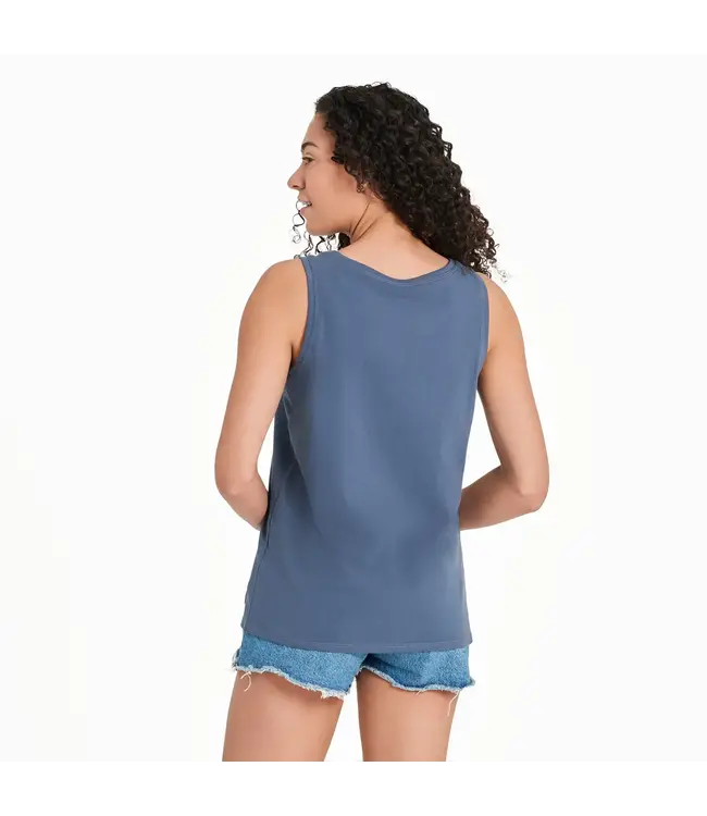 Life Is Good Womens Crusher Tank LIG In Flip Flops Darkest Blue