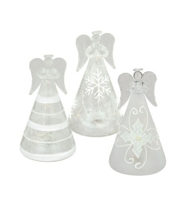 Regal LED Frost Angel Decor SM Set Of 3