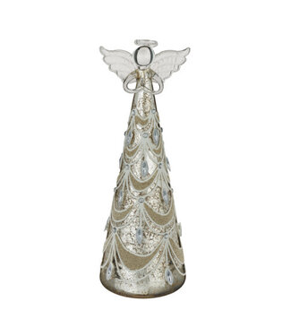 Regal LED Frost Scallop Angel Decor