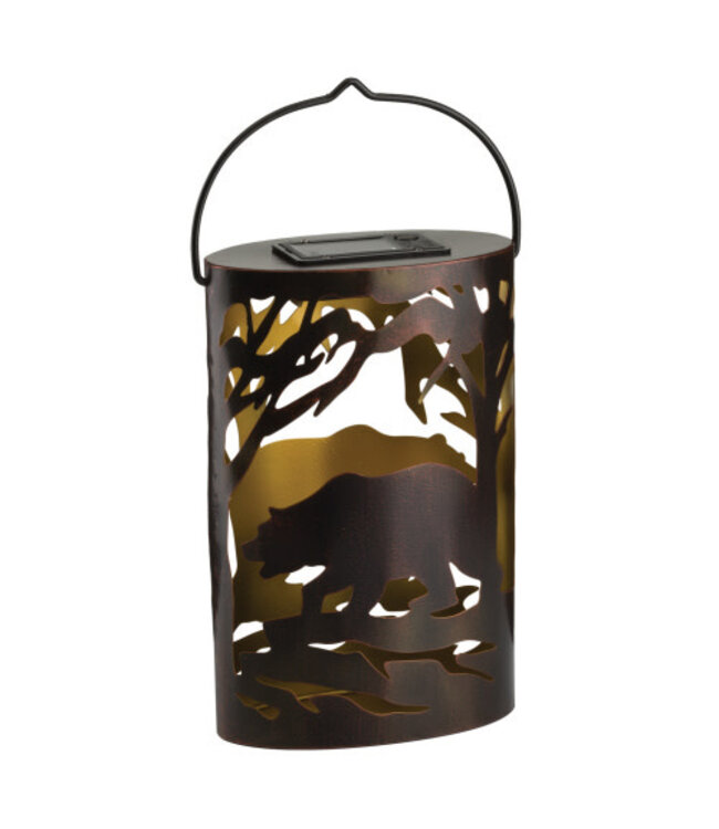 Regal Shadow Solar Lantern Oval Bear 0025
