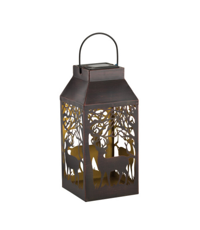 Regal Shadow Solar Lantern Square Deer