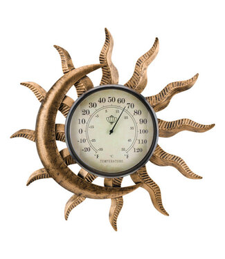 Regal Thermometer Wall Decor Sun Moon 0025