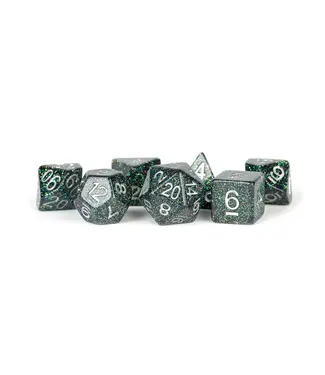 Metallic Dice Games Astro Mica 16mm Resin Poly Dice Set