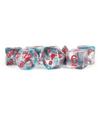 Metallic Dice Games Battle Wounds 16mm Poly Dice Set