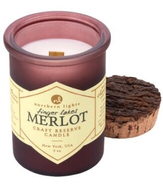 Northern Lights Candles Finger Lakes Merlot Spirit Jar - 5oz