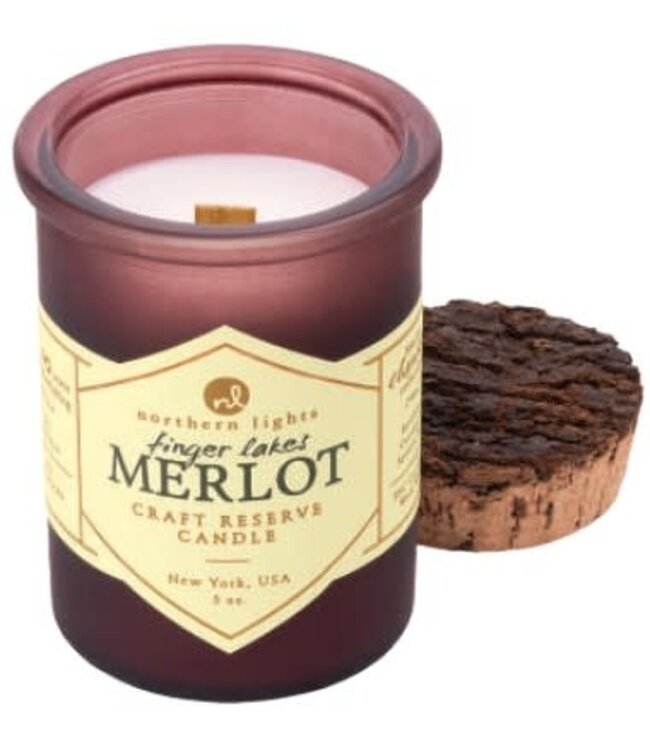 Northern Lights Candles Finger Lakes Merlot Spirit Jar - 5oz