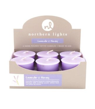 Northern Lights Candles Lavender And Honey Votive