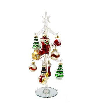 Gift Essentials Clear Tree Classic Christmas 1 Glass Bird Tree