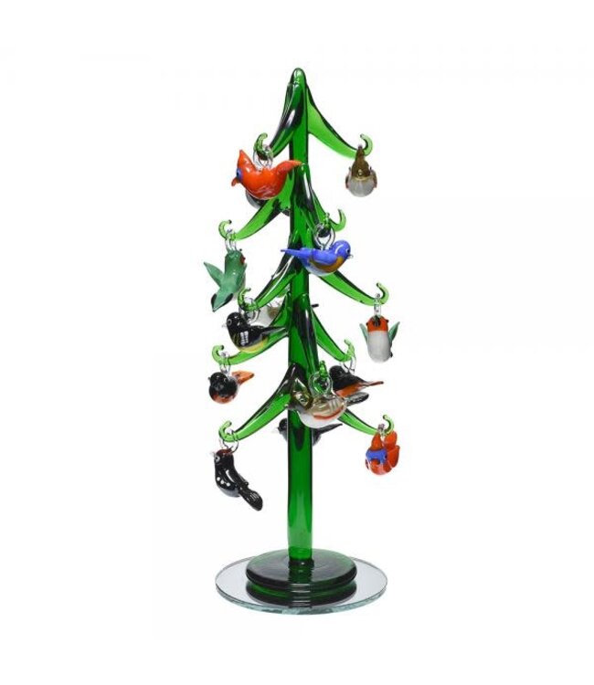 Gift Essentials Glass Bird Tree