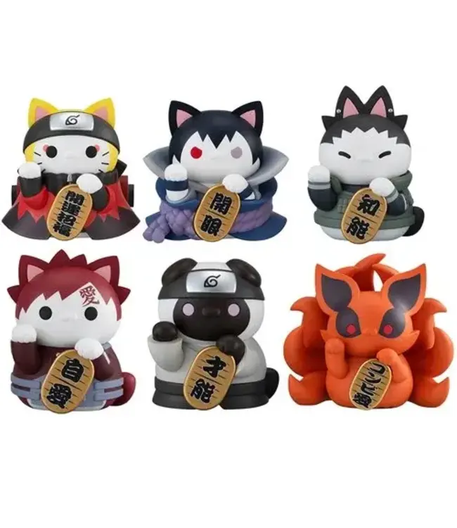 Bandai Namco Toys Nyaruto Fortune Cats naruto Uzumaki and Friends