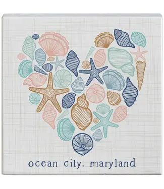 Sincere Surroundings Seashell Heart LOC