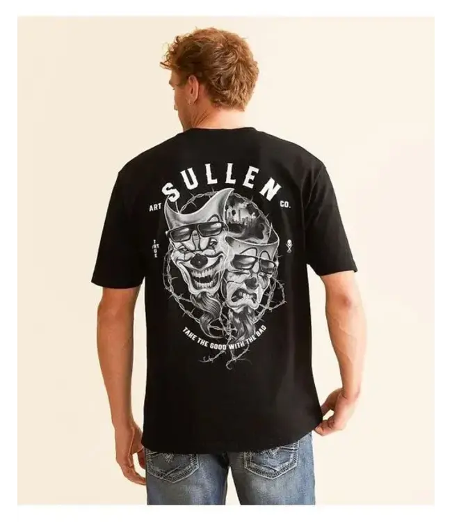 Sullen Drama Short Sleeve Tee Jet Black