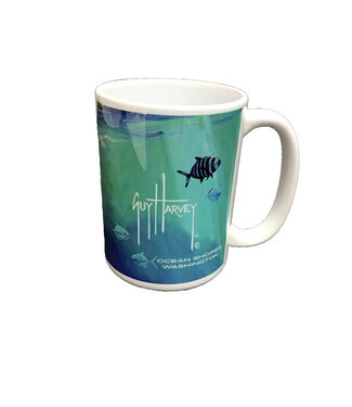 Gotham Custom Guy Harvey Hawksbill Caravan OS WA Ceramic Coffee Mug