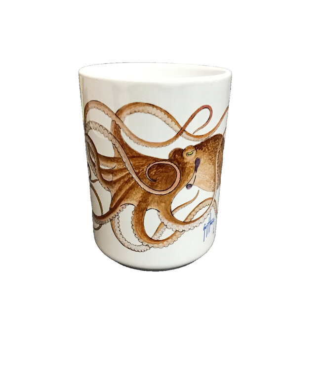 Gotham Custom Guy Harvey Octo Octopus OS WA Ceramic Coffee Mug