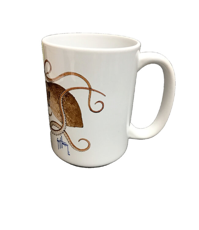 Custom Guy Harvey Octo Octopus OS WA Ceramic Coffee Mug