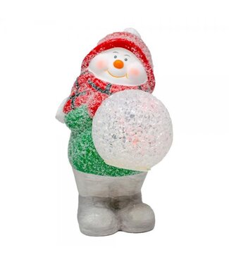 Gift Essentials Snowman Holding LED Snowball