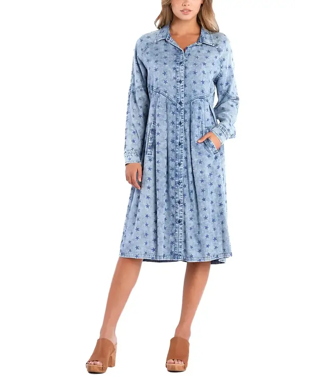 Billy T Shop Youre The One Midi Dress Star Rizz