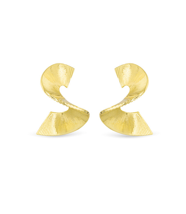 Amanda Blu Gold Polished Regan Earring
