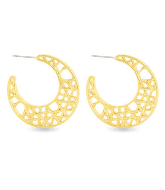 Amanda Blu Gold Polished Penelope Earrings