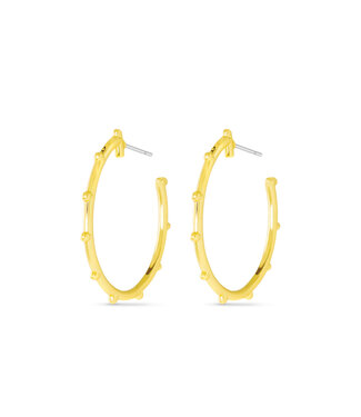 Amanda Blu Gold Polished Dorthy Earrings