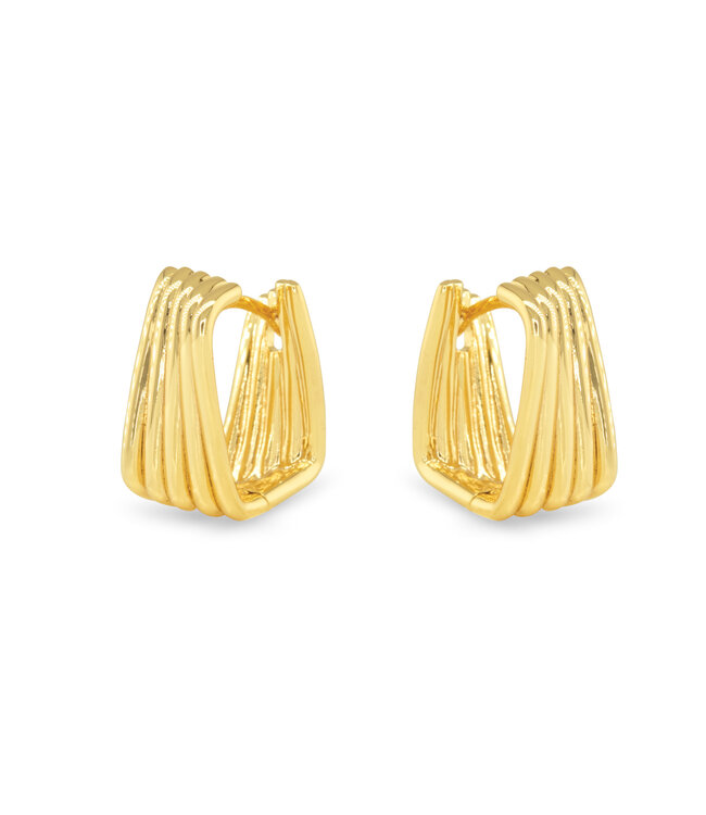 Amanda Blu Gold Polished Isabella Earrings