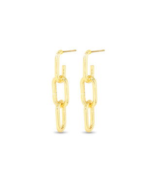 Amanda Blu Gold Lara Polished Drop Earrings