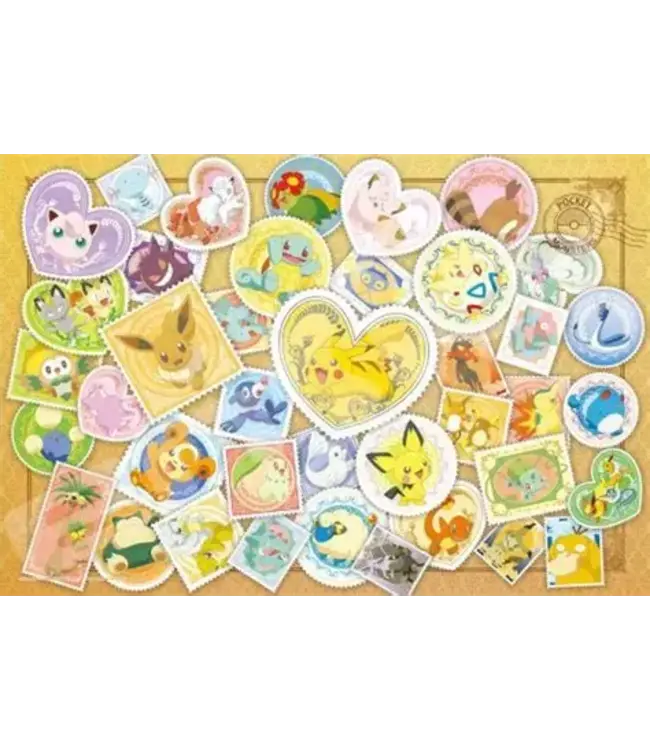 Bandai Namco Toys PK108-L01 108LP Puzzle-Postage Stamp Art Pokemon Ensky Puzzle