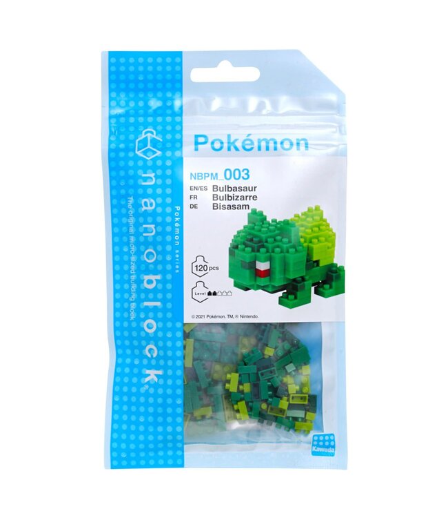 Bandai Namco Toys Bublasaur 120pc Nanoblock